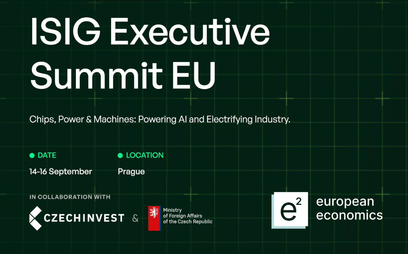 european economics à ISIG Executive Summit EU (ISES EU 2026) à Prague du 14 au 16 septembre 2026